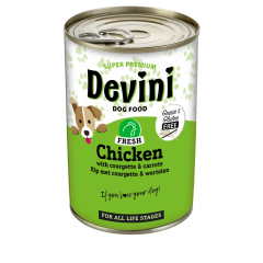 Honden voeding Devini Blikvoeding Hond  Chicken 400 Gram on Sale