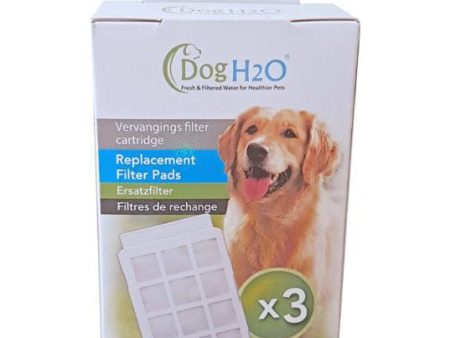 Pak met 3 Filters Dog H2O, 6 liter. For Discount