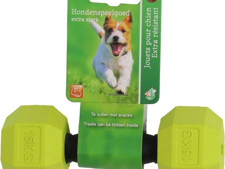 Honden speelgoed Boon hond speelgoed halter rubber+nylon groen zwart 14cm For Sale