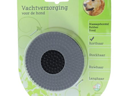 Rubber massage borstel hond, rond Online Sale