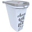 Honden voeder kattenbakken Moderna plastic voorraadbox Trendy Story 10 liter ‘Pet Wisdom Online Sale