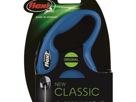 Flexi rollijn CLASSIC cord XS, 3 meter blauw. Sale