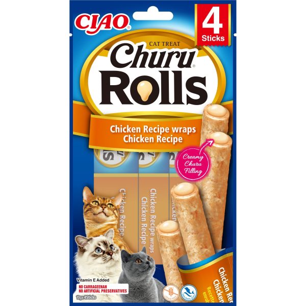 Katten snoepjes Inaba Churu Rolls Wraps Chicken For Cheap