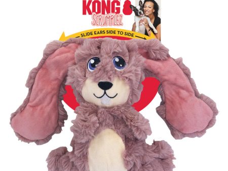 Honden speelgoed Kong Kong hond  zachte rose scrumplez bunny medium Hot on Sale