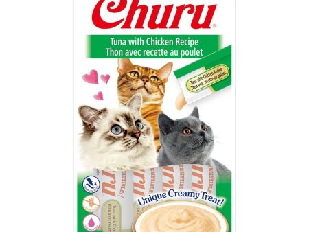 Katten snoepjes Churu Puree tonijn met Kip Sale