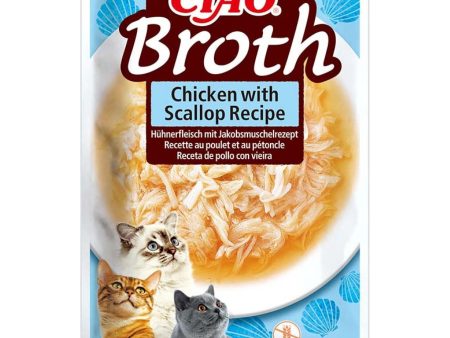 Katten snoepjes soepjes CIAO broth Kip & Sint Jacobsschelp Fashion