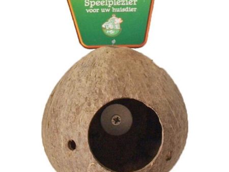 Vogelspeelgoed Kokosnoot met schroefdraad. For Cheap