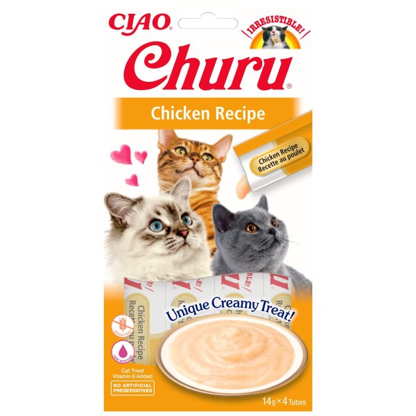 Katten snoepjes Churu vacht en huid tonijn Hot on Sale