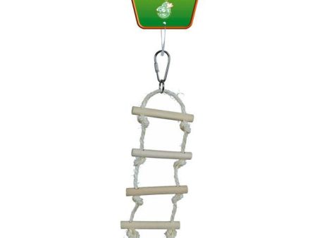 Vogelspeelgoed Boon touwladder met houten treden 30cm Online now