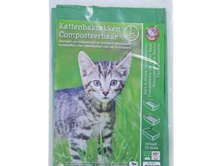 kattenbak zakken Boon kattenbakzak composteerbaar, groen L pak a 10 stuks. Discount