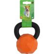 Honden speelgoed Boon hond speelgoed kettlebell rubber+nylon oranje zwart 14cm Cheap