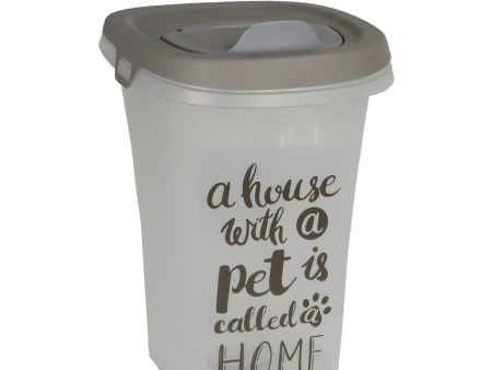 Honden voeder kattenbakken Moderna plastic voorraadbox Trendy Story 6 liter ‘Pet Wisdom Online