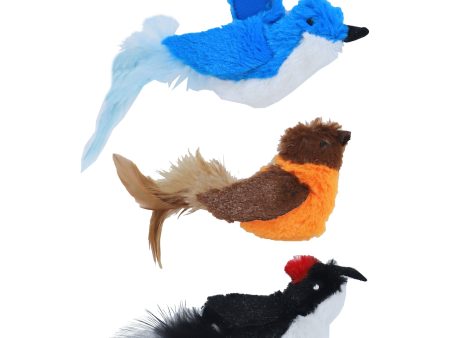 Boon kattenspeelgoed vogel pluche met verenstaart Discount