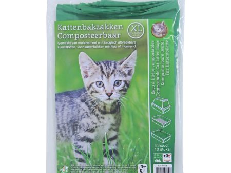 Boon kattenbakzak composteerbaar, groen XL pak a 10 stuks. Online Sale