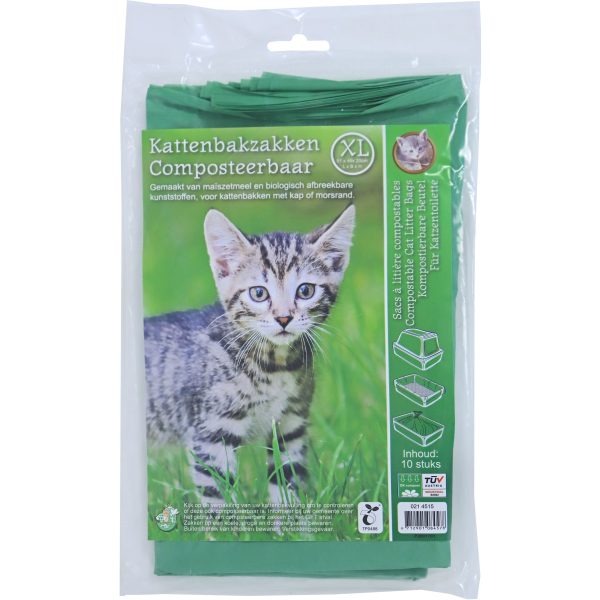 Boon kattenbakzak composteerbaar, groen XL pak a 10 stuks. Online Sale