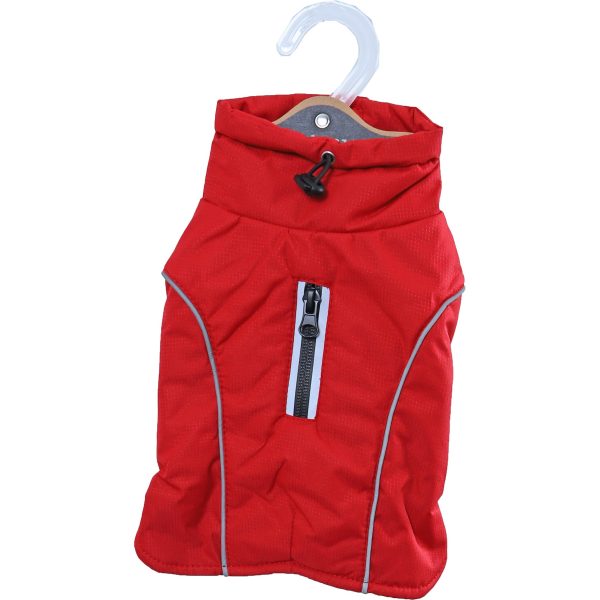 Honden jassen Boony hondenjas luxury waterproof rood Online now