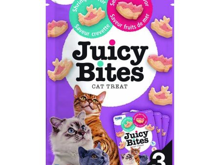 Katten snoepjes Juicy Bites Garnalen en zeevruchten ( Verpakt 3 zakjes x 11,3 gram ) For Cheap