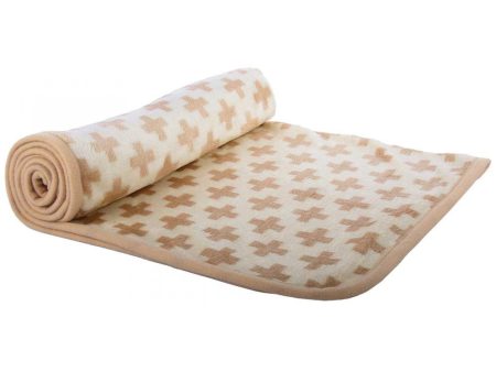 Honden kussen fleece plaids Petlando Stella beige Hot on Sale