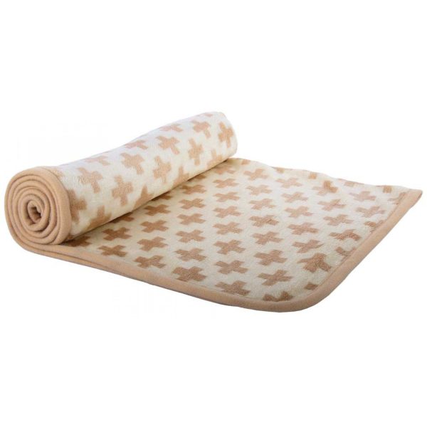 Honden kussen fleece plaids Petlando Stella beige Hot on Sale