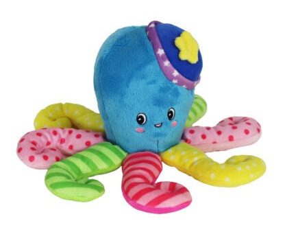 Hond speelgoed Boon hond octopus pluche multicolor+piep 22 37 cm Supply