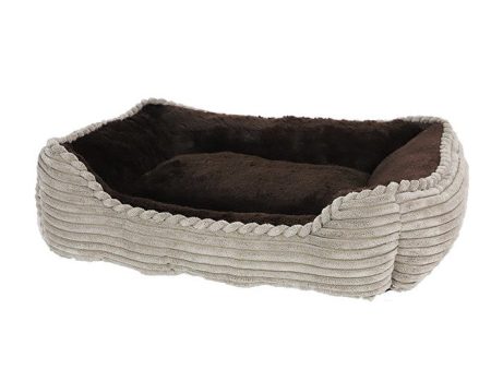 Honden katten manden Boon Divan Corduroy 50x40 cm Taupe Bruin Online now